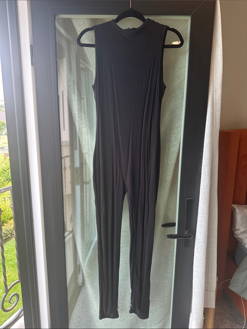 naked wardrobe Black Sleeveless Jumpsuit